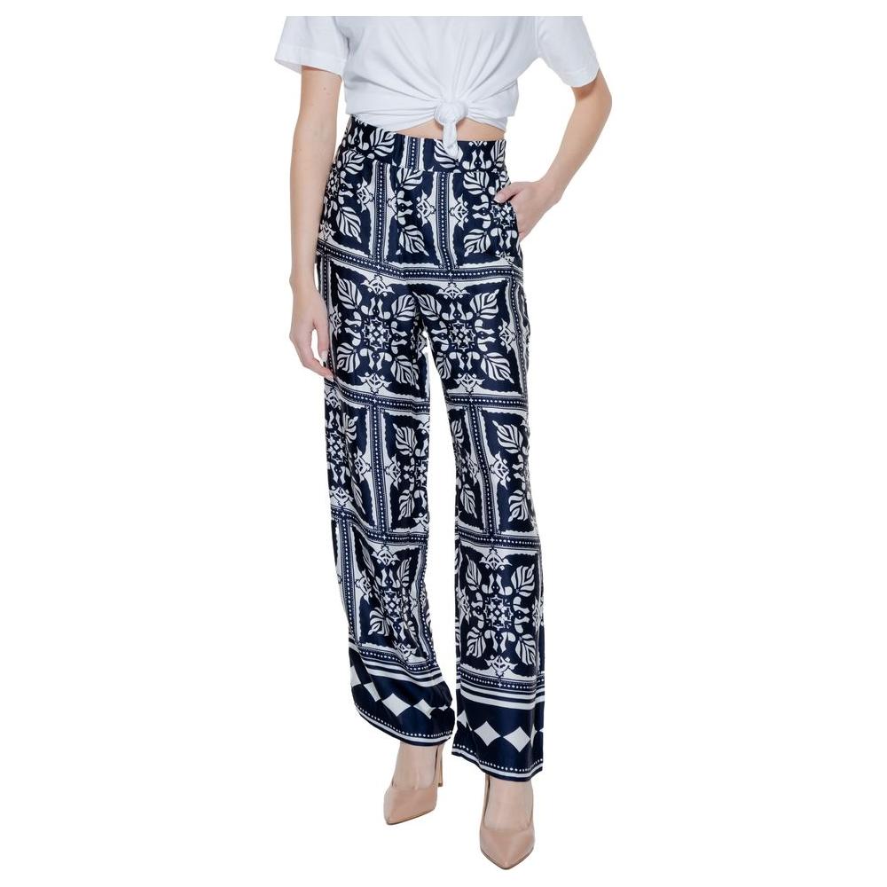 Street One Blue Viscose Jeans & Pant Street One Gray
