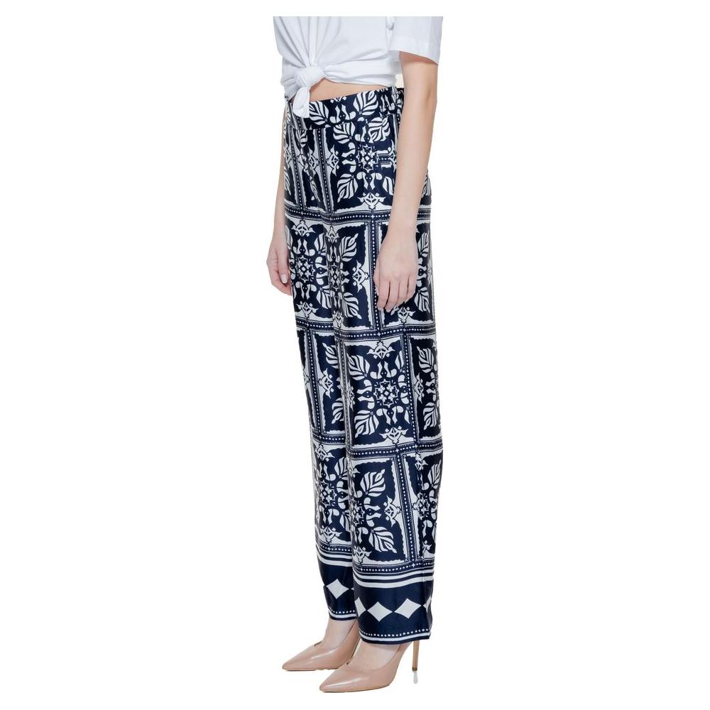 Street One Blue Viscose Jeans & Pant Street One Gray