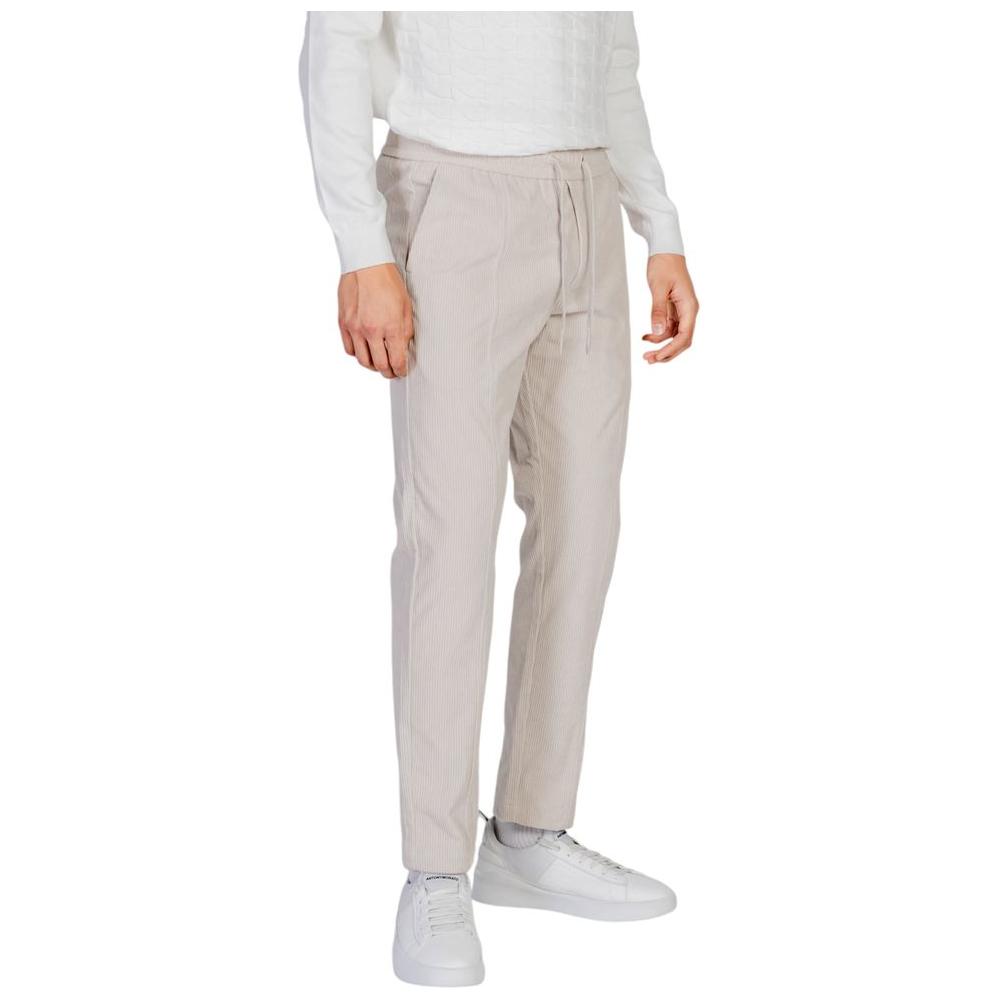 Antony Morato Beige Polyester Jeans & Pant Antony Morato Gray