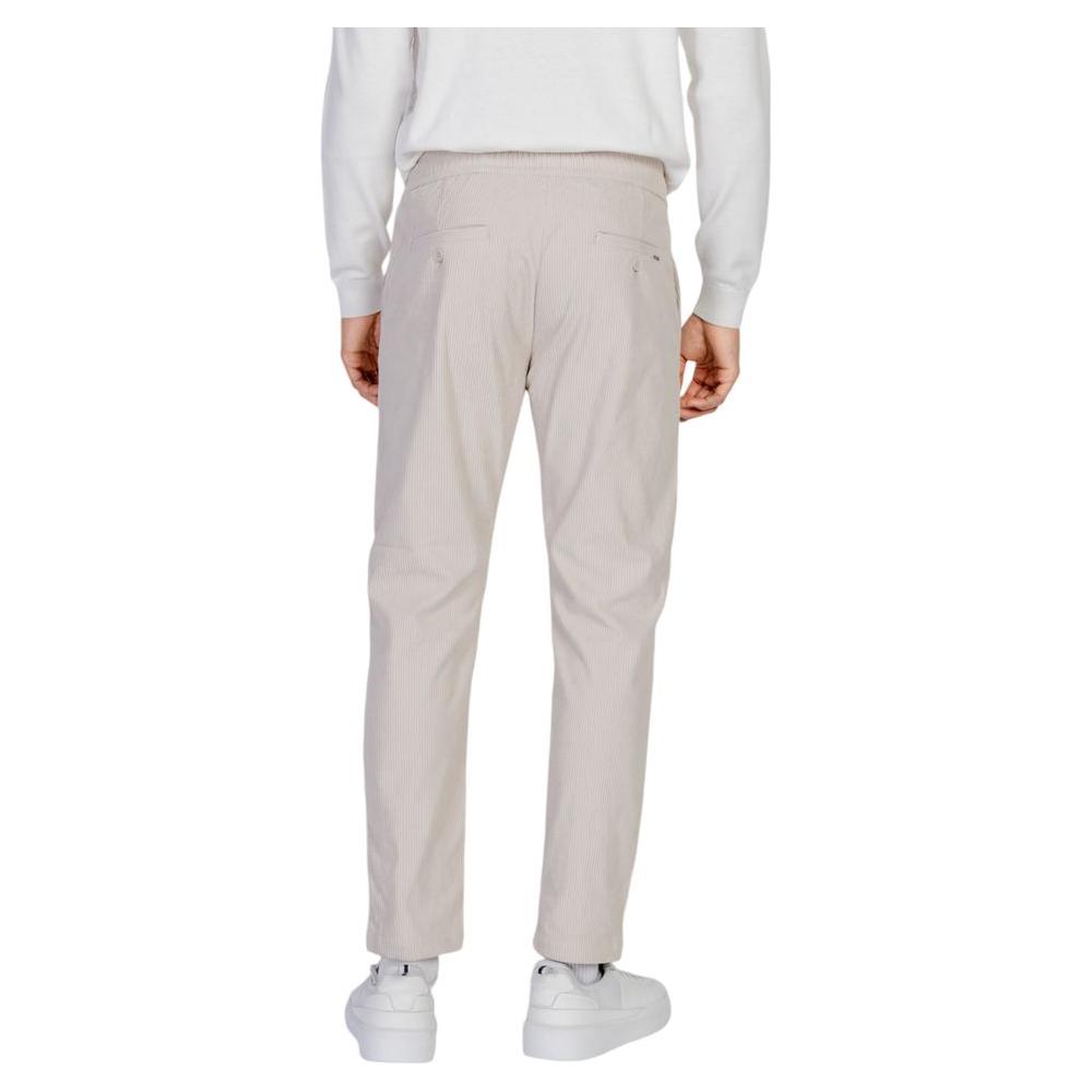 Antony Morato Beige Polyester Jeans & Pant Antony Morato Gray