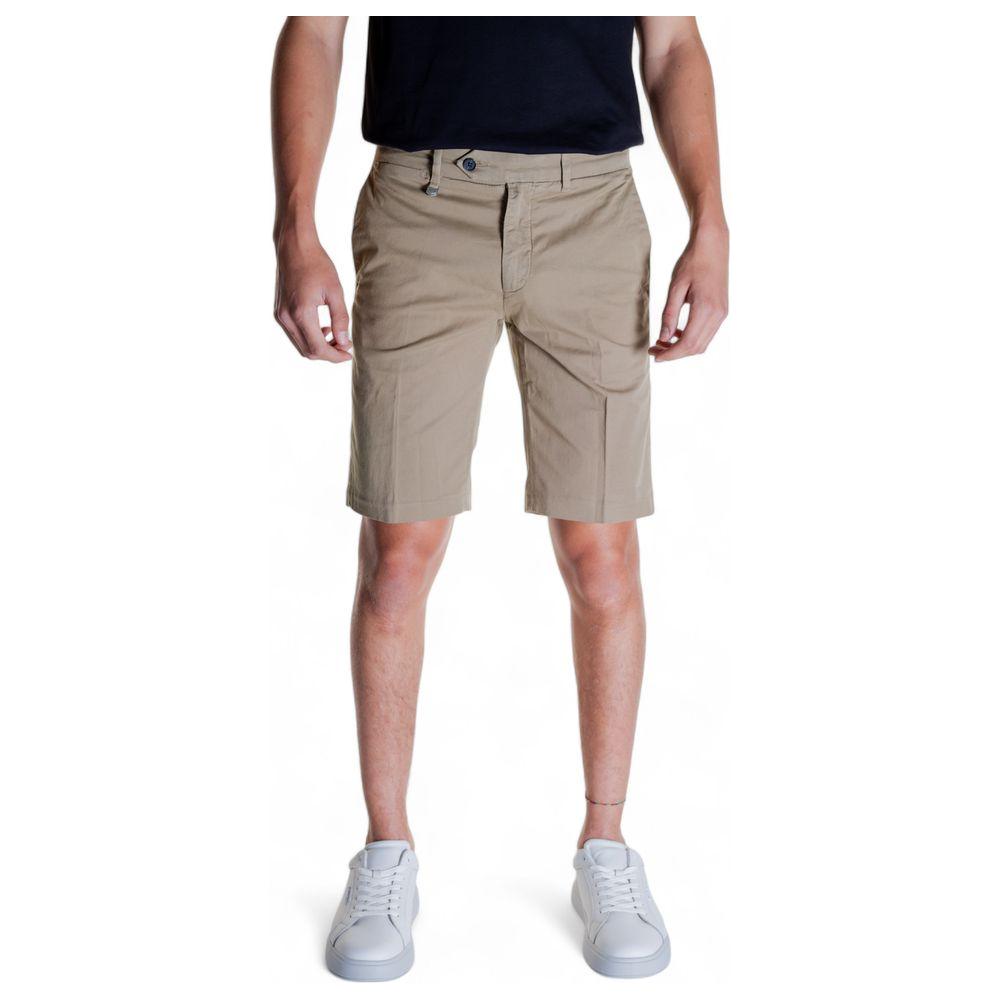 Antony Morato Beige Cotton Short Antony Morato Rosy Brown