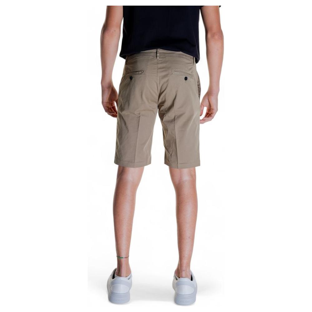 Antony Morato Beige Cotton Short Antony Morato Rosy Brown