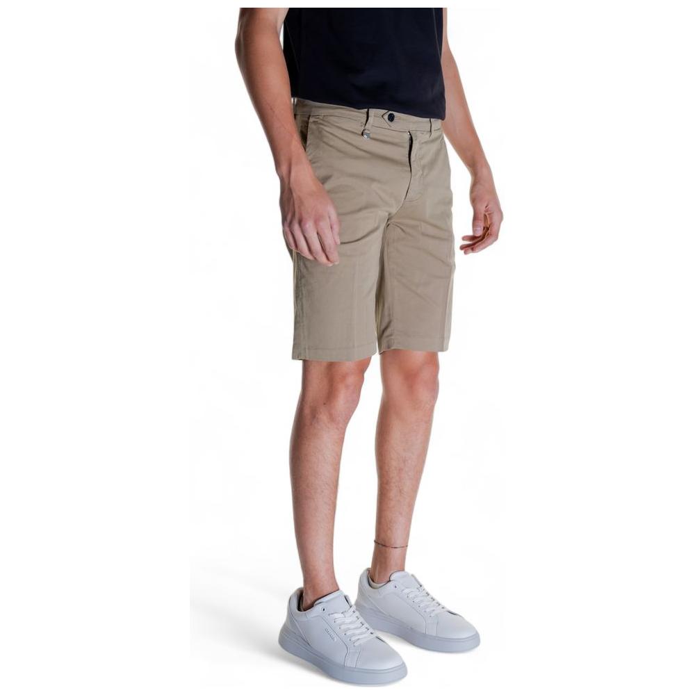 Antony Morato Beige Cotton Short Antony Morato Rosy Brown