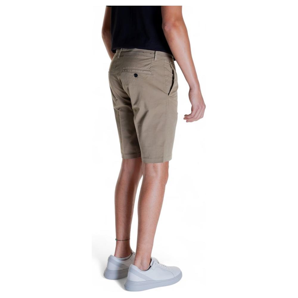 Antony Morato Beige Cotton Short Antony Morato Rosy Brown