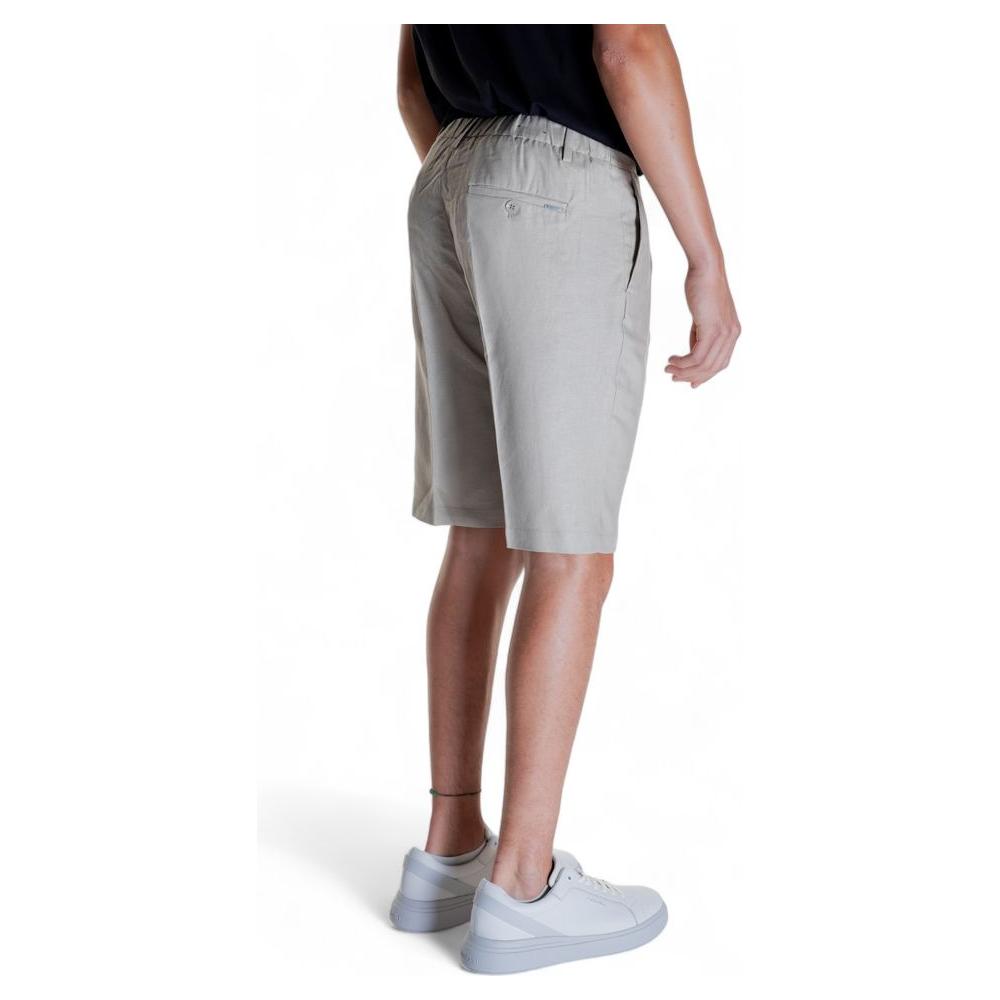 Antony Morato Beige Linen Short Antony Morato Gray
