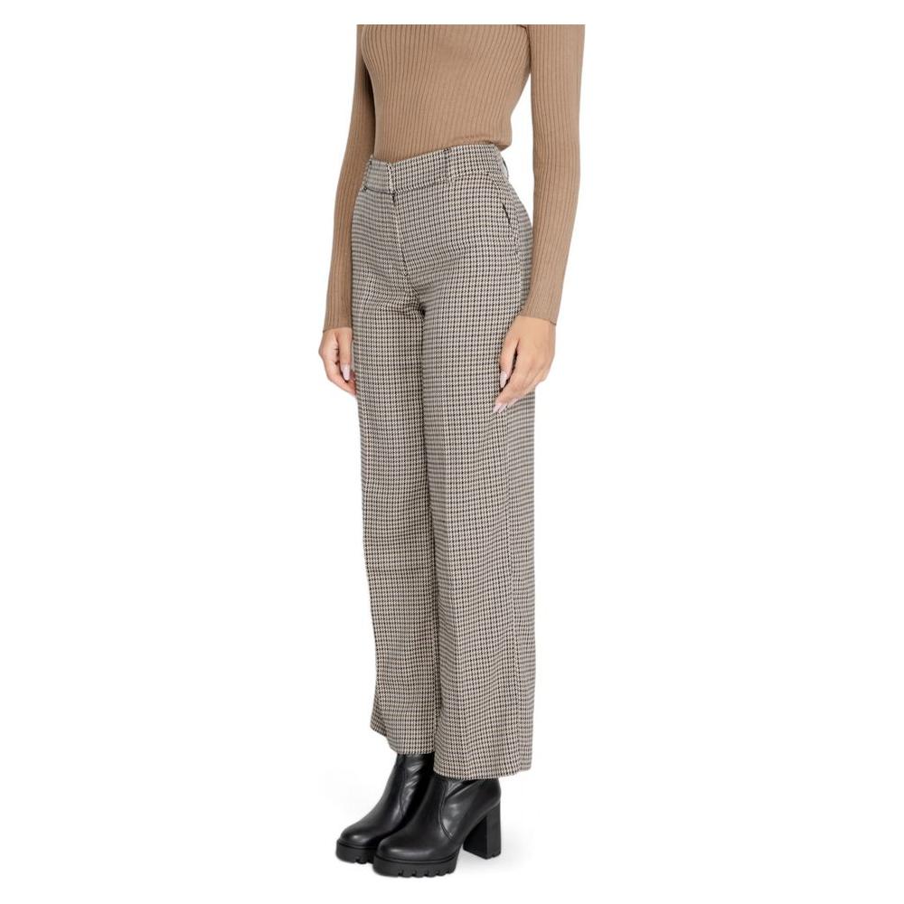 Only Beige Polyester Jeans & Pant Only Rosy Brown
