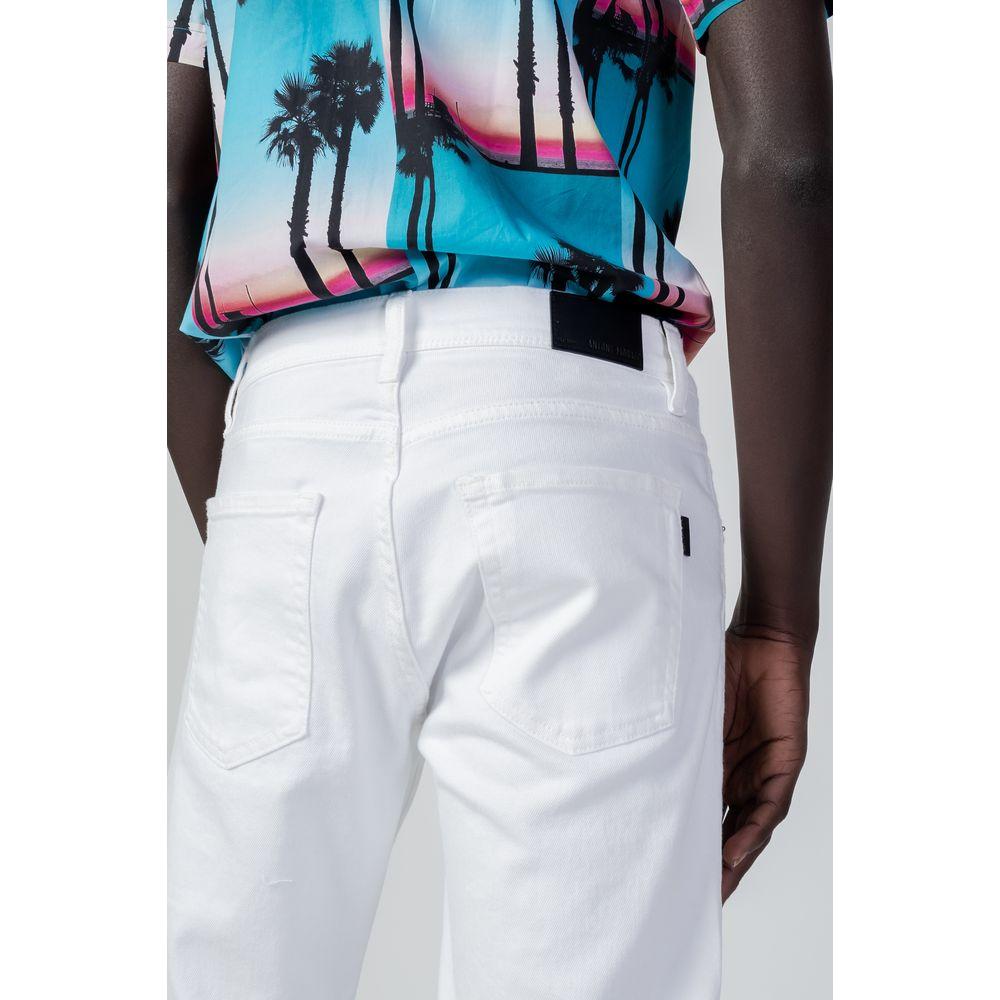 Antony Morato White Cotton Jeans & Pant Antony Morato Dark Slate Gray