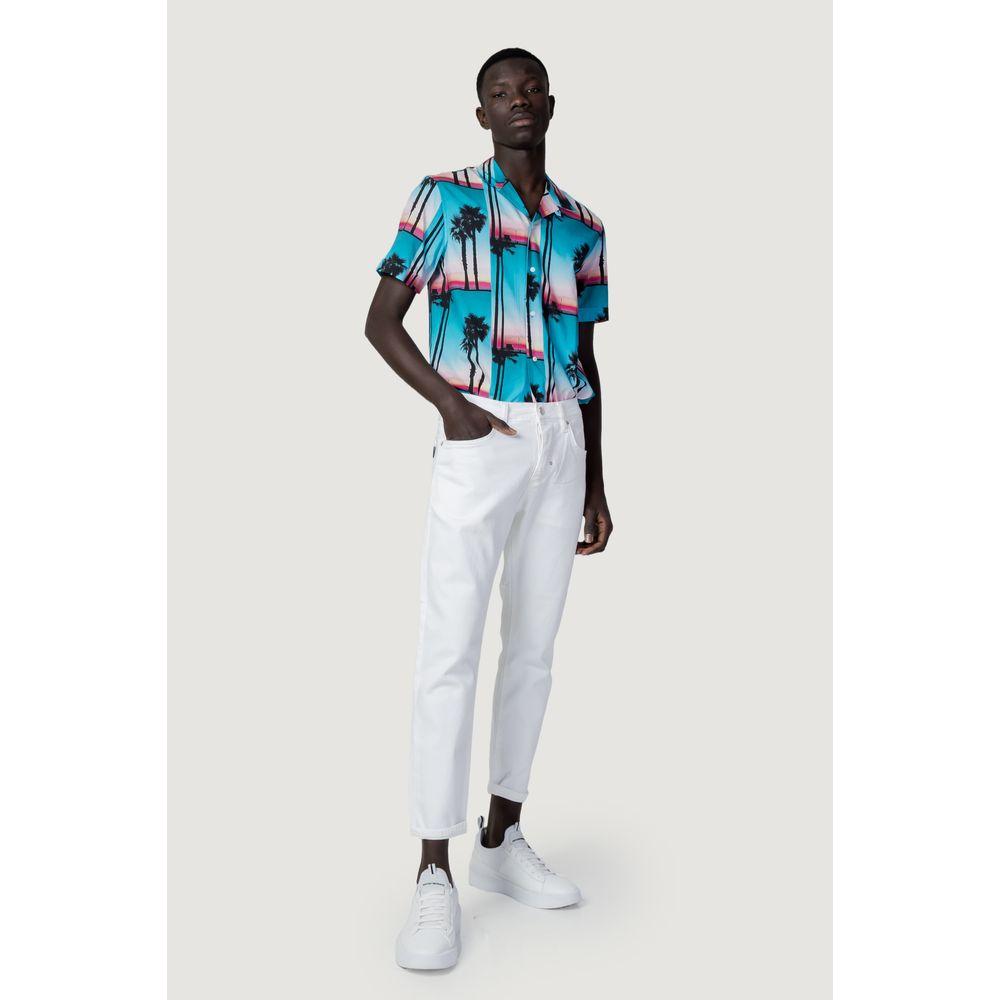 Antony Morato White Cotton Jeans & Pant Antony Morato Light Gray