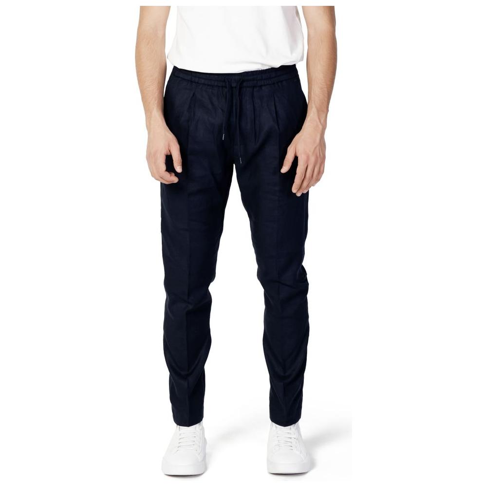 Antony Morato Blue Linen Jeans & Pant Antony Morato Light Gray