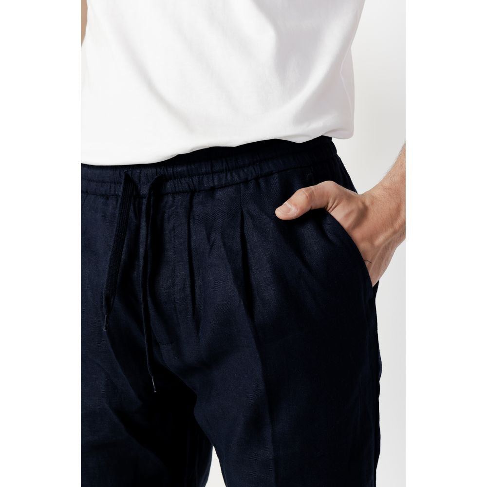 Antony Morato Blue Linen Jeans & Pant Antony Morato Light Gray