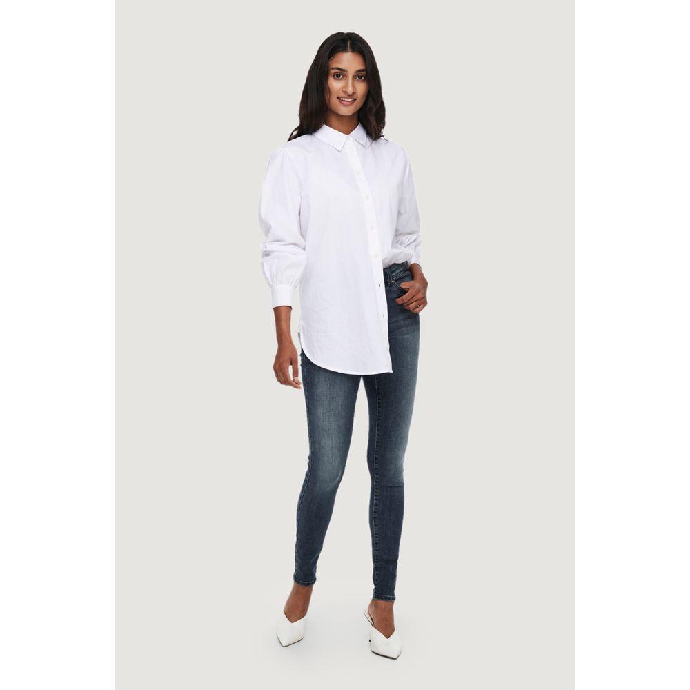 Only Blue Cotton Jeans & Pant Only Lavender