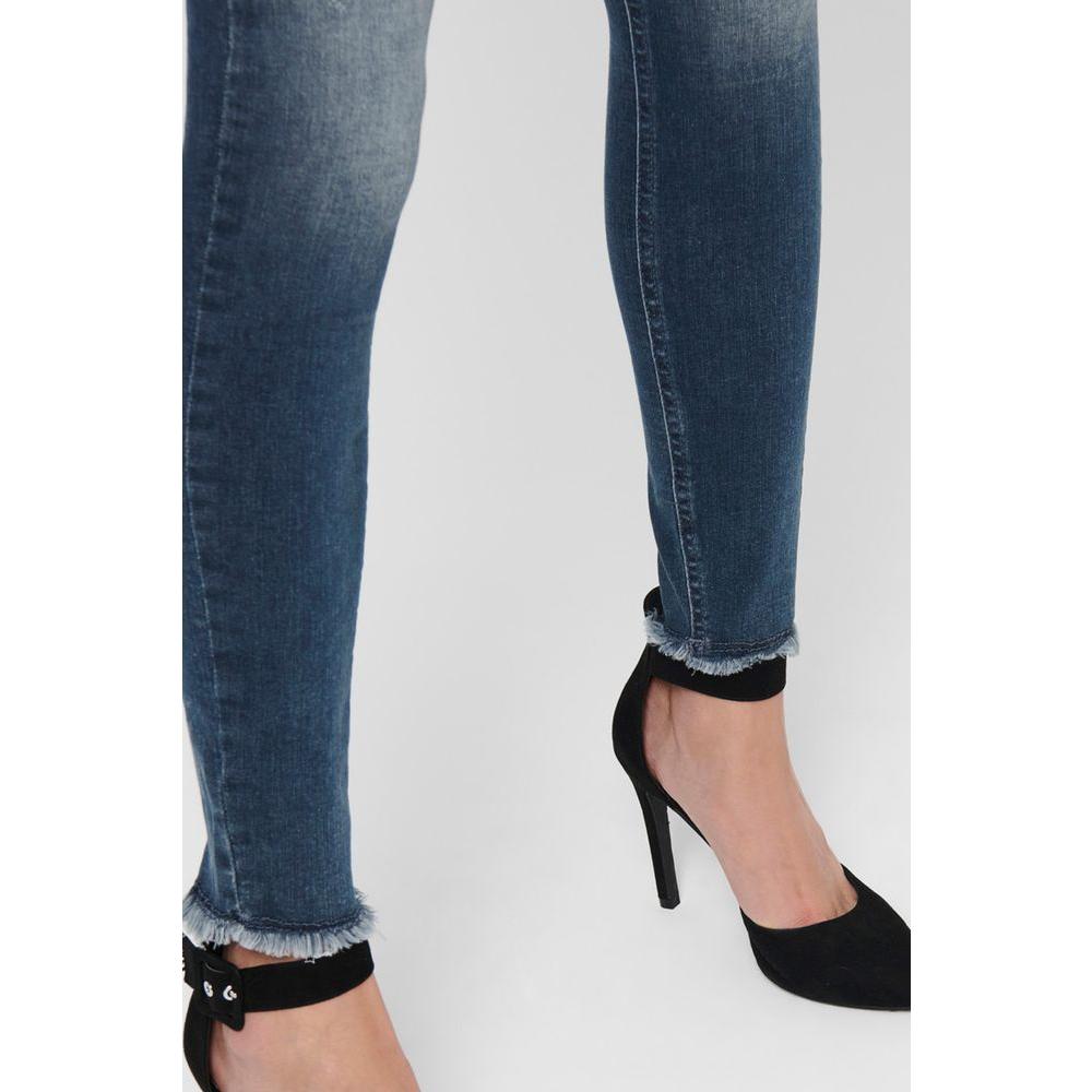 Only Blue Cotton Jeans & Pant Only Light Gray