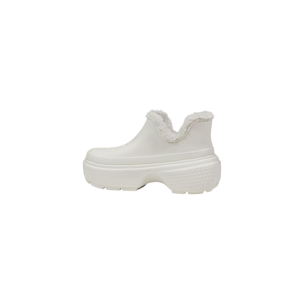 Crocs White Croslite Boot Crocs Light Gray