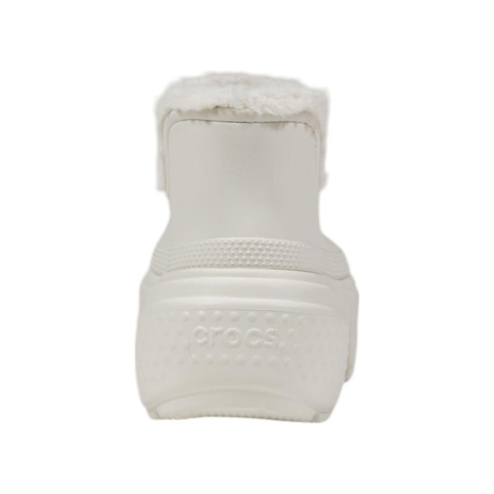 Crocs White Croslite Boot Crocs Gray