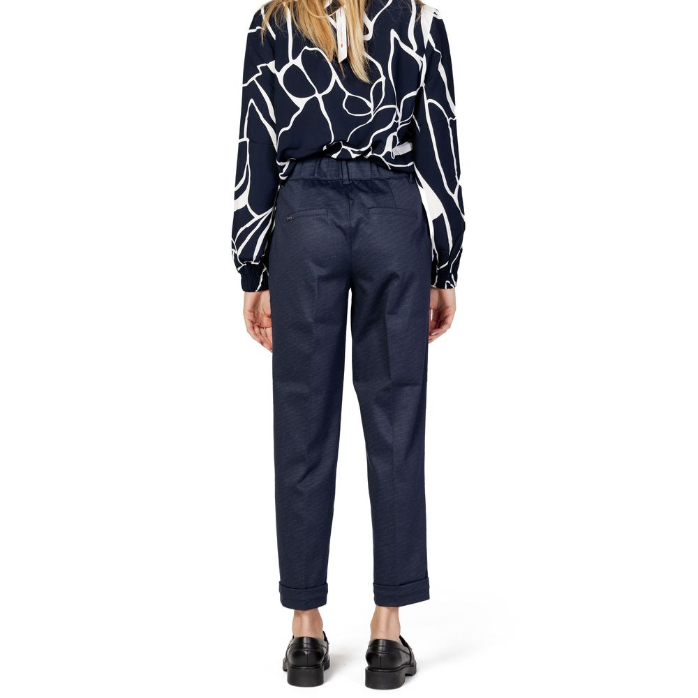 Street One Blue Viscose Jeans & Pant Street One Dark Slate Gray