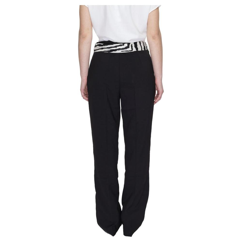 Only Black Polyester Jeans & Pant Only Black