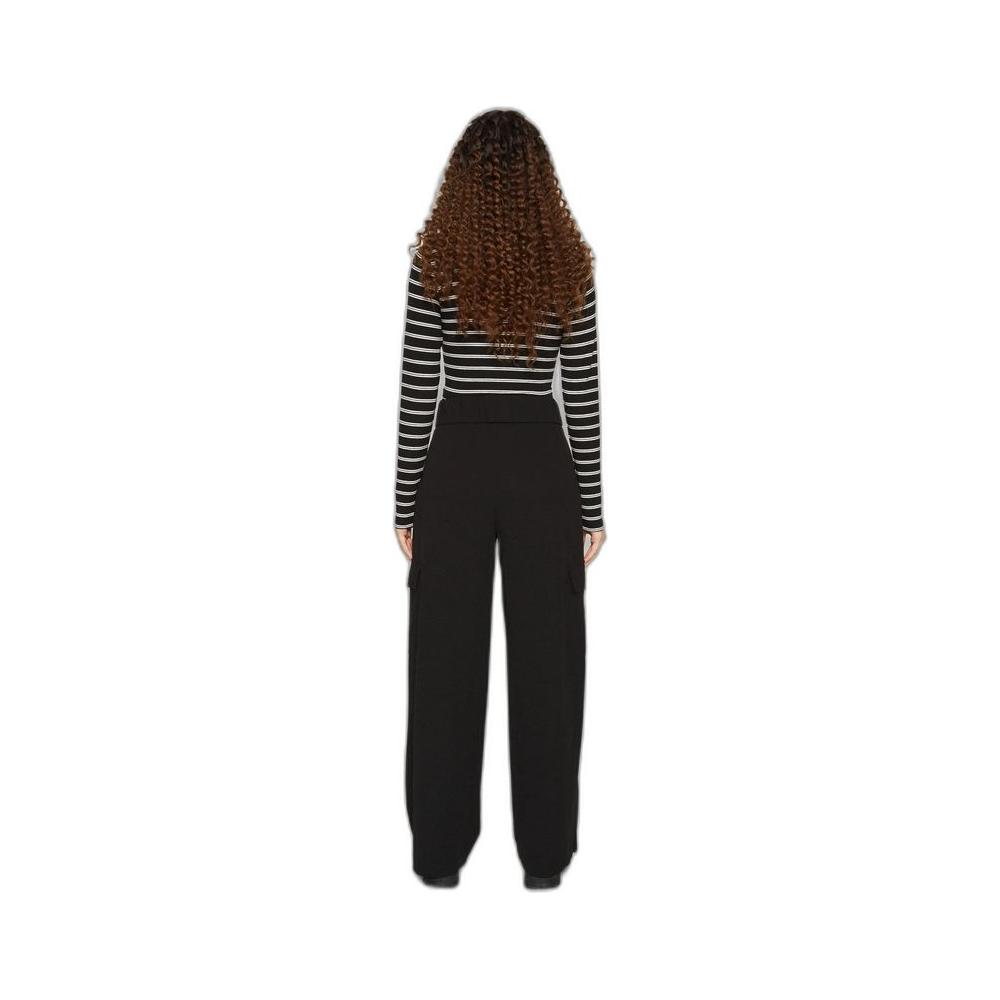 Jacqueline De Yong Black Polyester Jeans & Pant Jacqueline De Yong Black