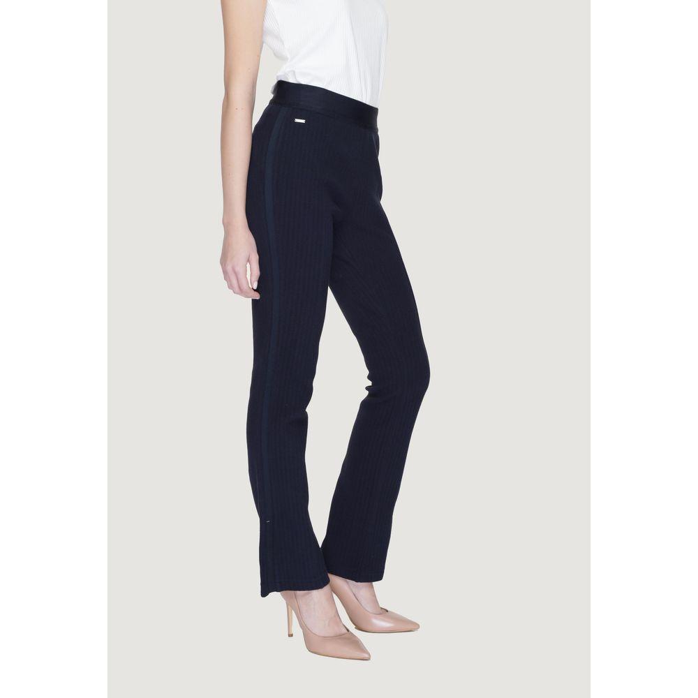 Street One Blue Cotton Jeans & Pant Street One Light Gray