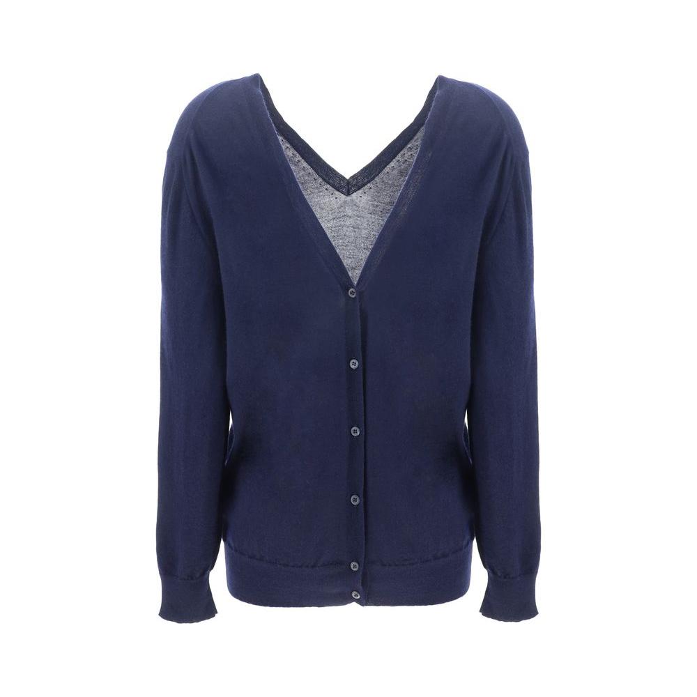 Prada Cardigan Prada Dark Slate Gray
