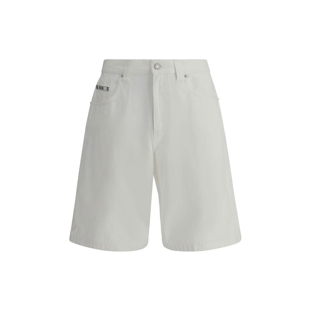 MoschinoMoschino Denim Baggy Shorts1728,72470364320,IT46 | S,IT48 | M,IT50 | L,Men,Moschino,New with tags,Shorts - Men - Clothing,White