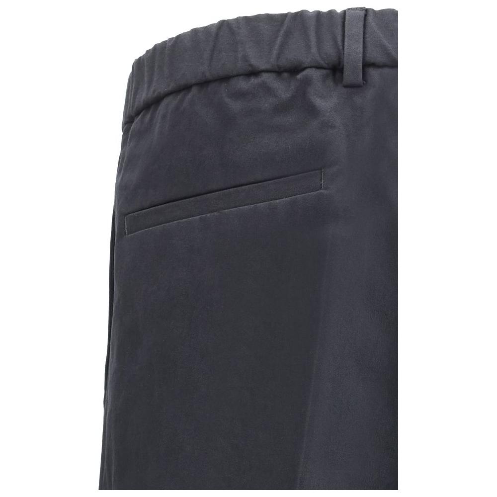 Jil Sander Cropped Pants Jil Sander Dark Slate Gray