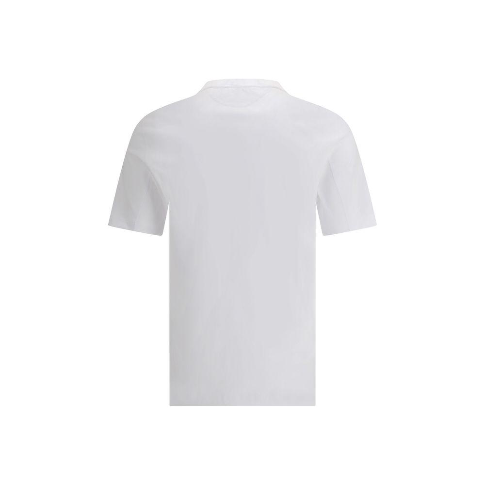 Brunello Cucinelli Logoed T-Shirt Brunello Cucinelli Light Gray