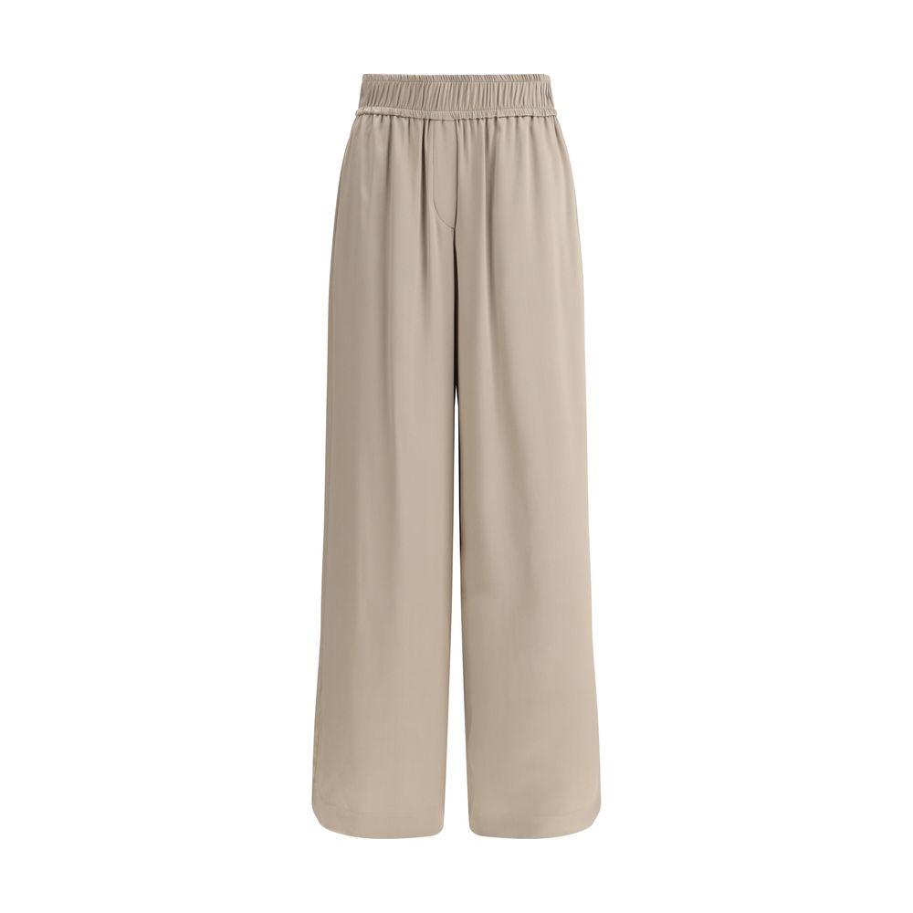 Brunello Cucinelli Palazzo Pants Brunello Cucinelli Dark Gray