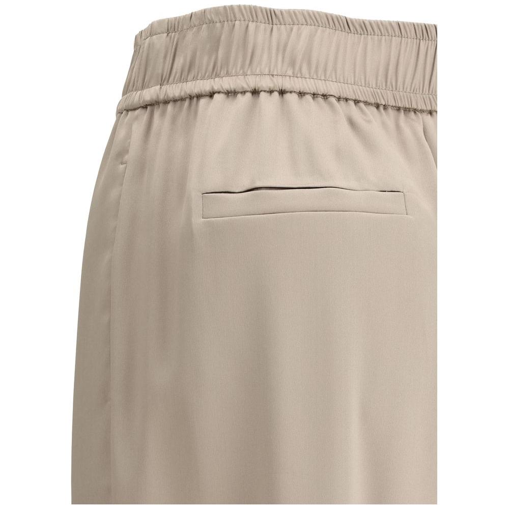 Brunello Cucinelli Palazzo Pants Brunello Cucinelli Dark Gray