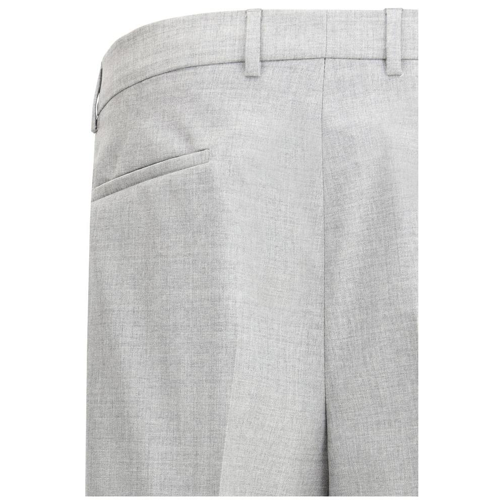 Brunello Cucinelli Virgin wool Pants Brunello Cucinelli Gray