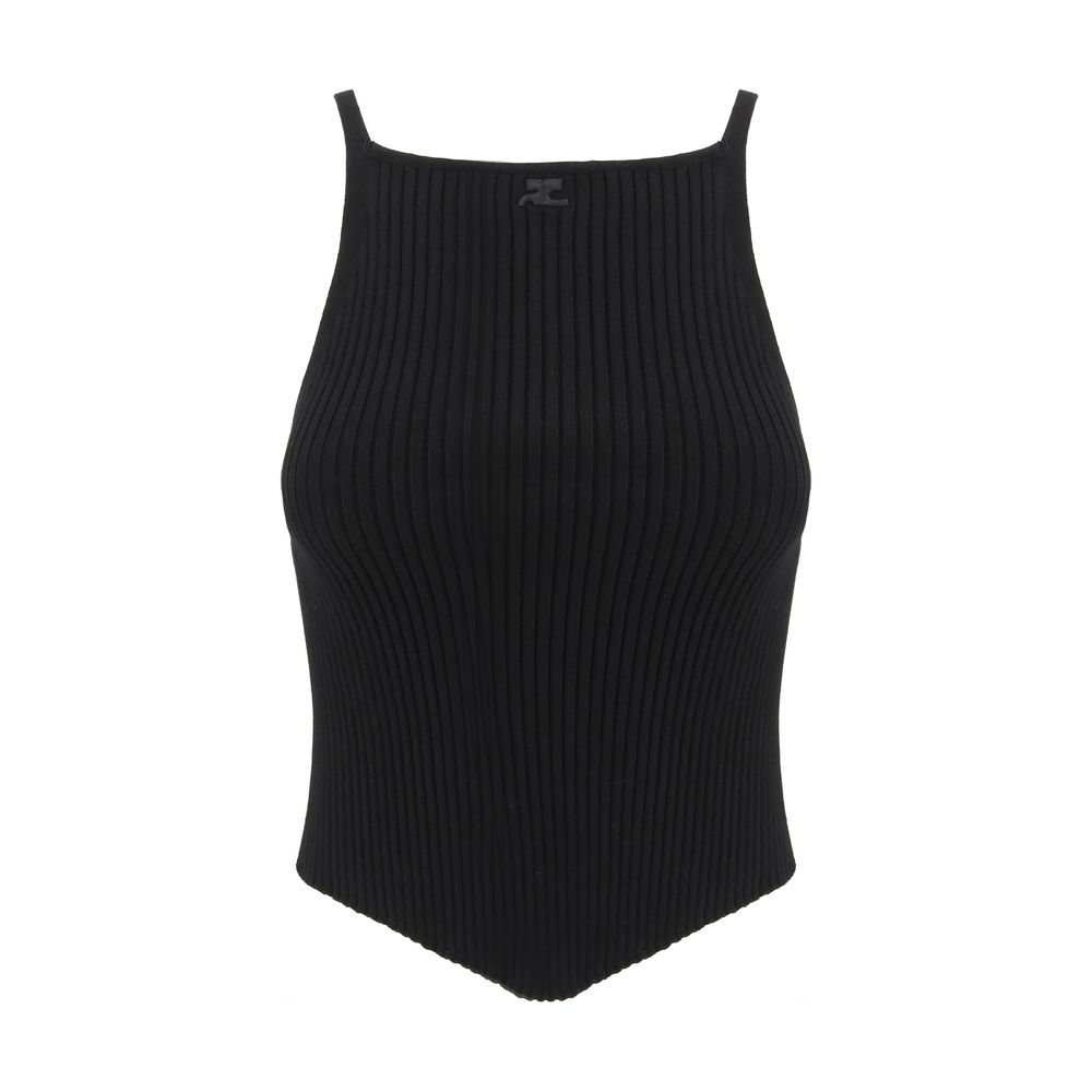 Courrėges Top Courrėges Black