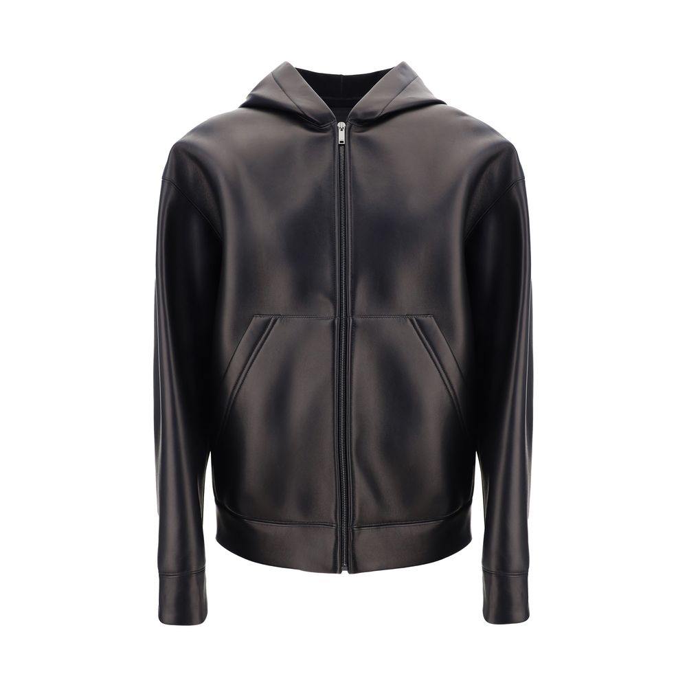Valentino Leather Jacket Valentino Dark Slate Gray