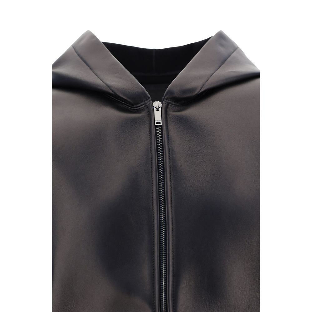 Valentino Leather Jacket Valentino Dark Slate Gray