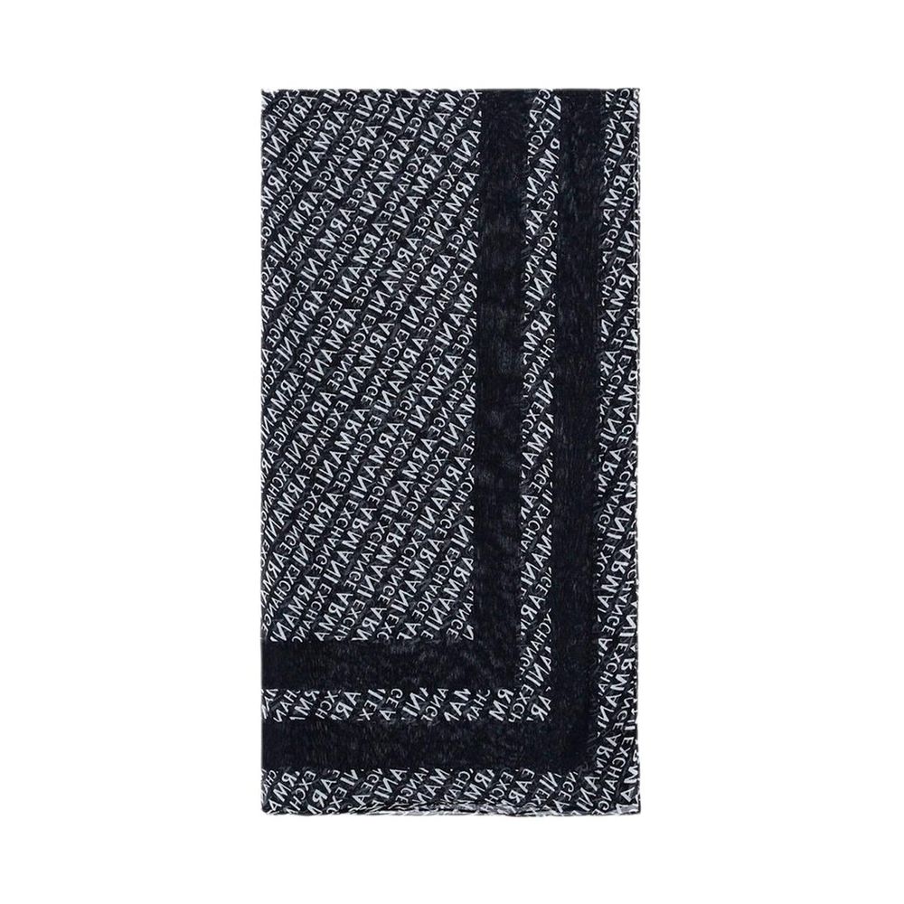 Armani Exchange Black Modal Scarf Armani Exchange Black