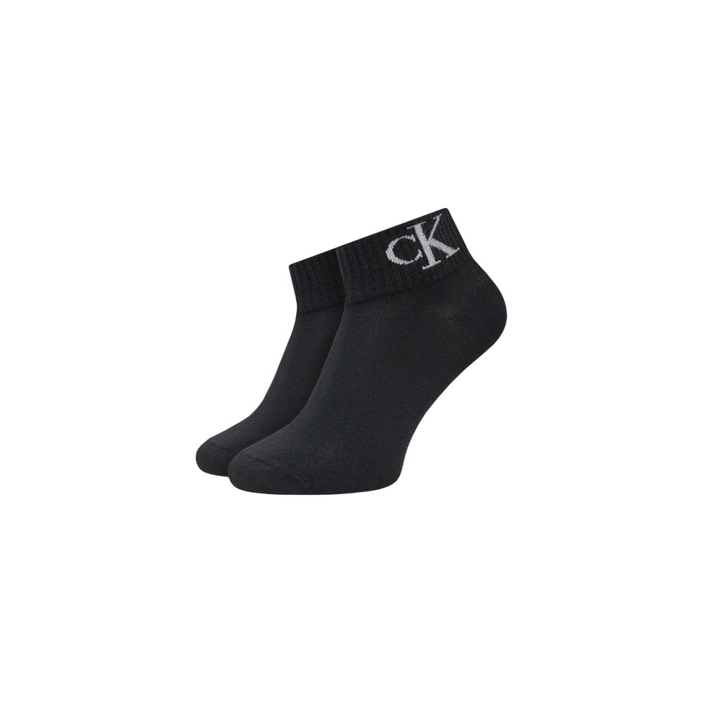 Calvin Klein Jeans Black Cotton Tights & Sock Calvin Klein Jeans Dark Slate Gray