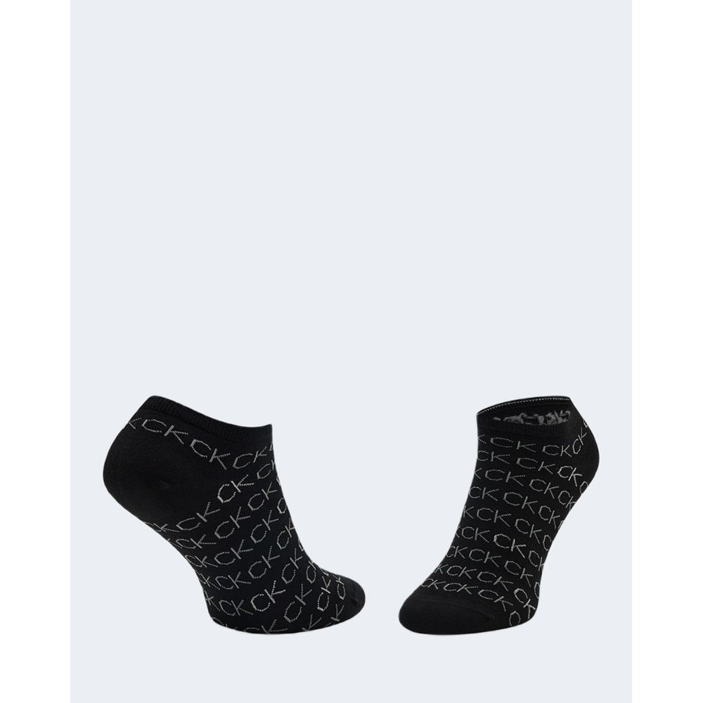Calvin Klein Black Cotton Tights & Sock Calvin Klein Lavender