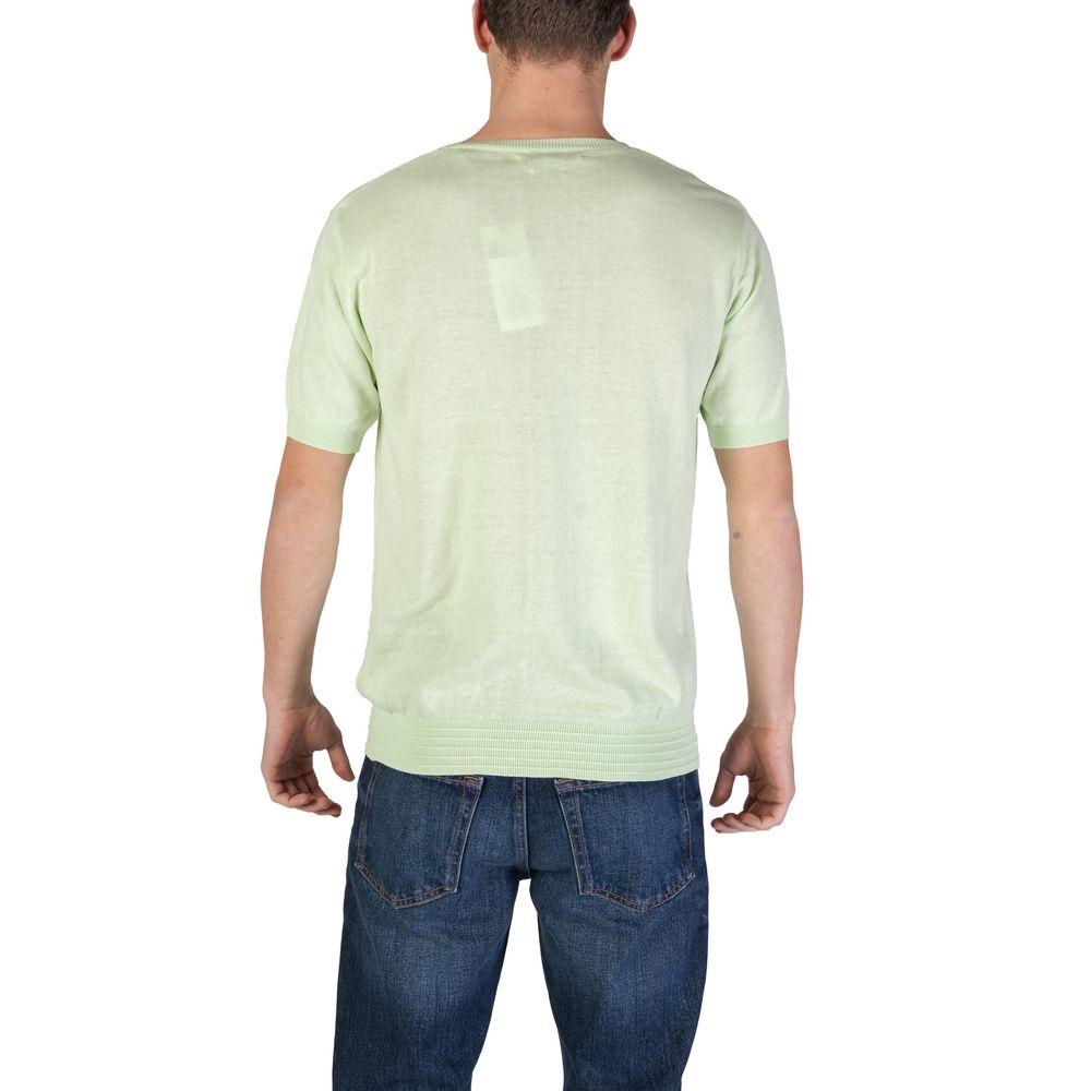 Hamaki-Ho Green Cotton T-Shirt Hamaki-Ho Dark Slate Gray