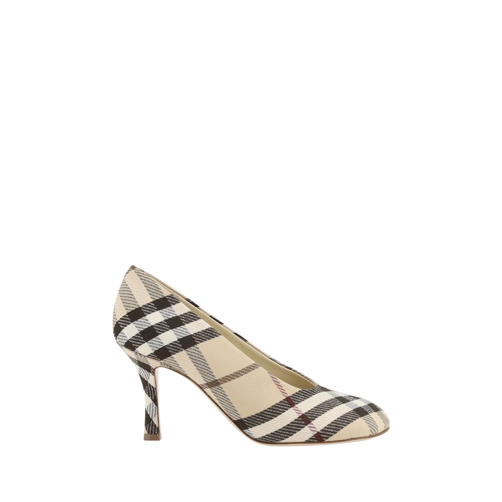 Burberry Archivio Check Baby Pumps Burberry Gray