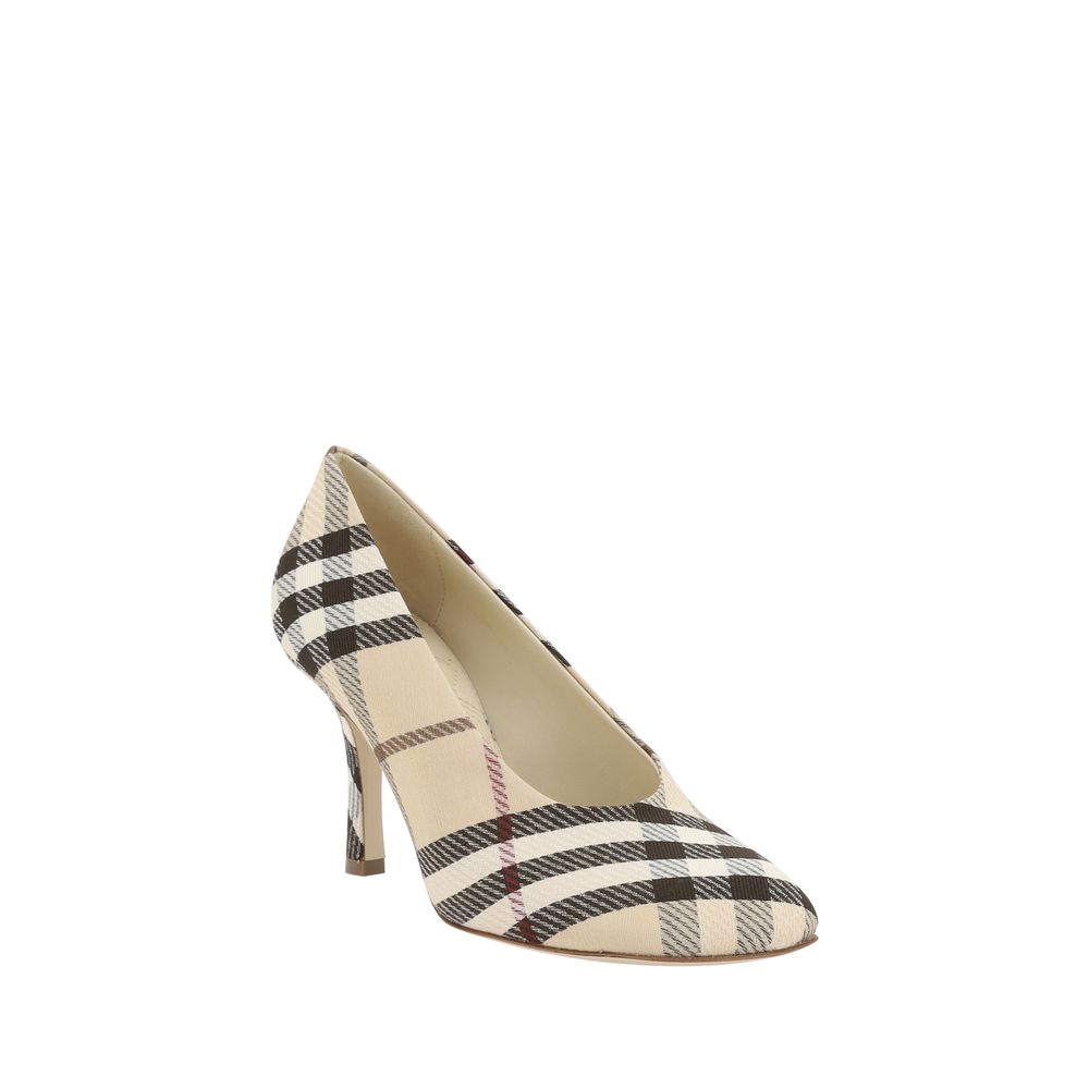 Burberry Archivio Check Baby Pumps Burberry Gray