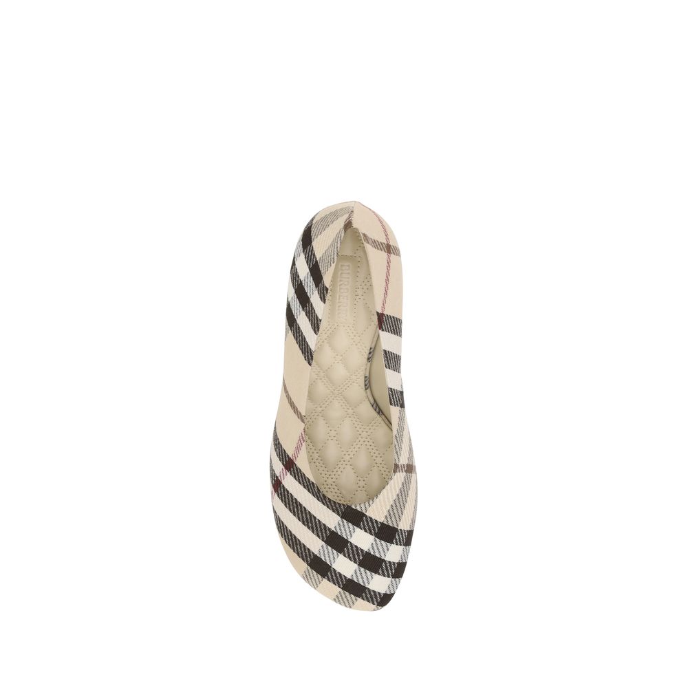 Burberry Archivio Check Baby Pumps Burberry Gray