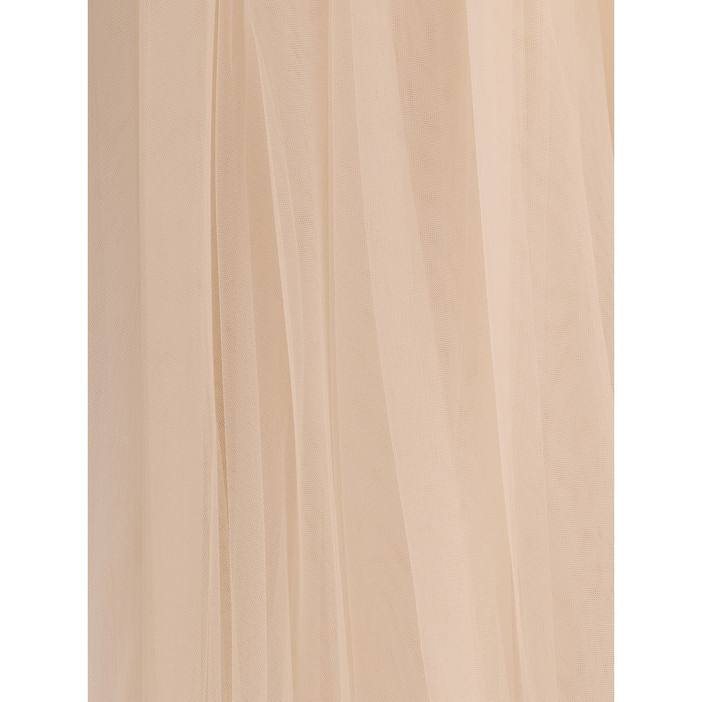 Fabiana Filippi tulle Midi Skirt Fabiana Filippi Tan