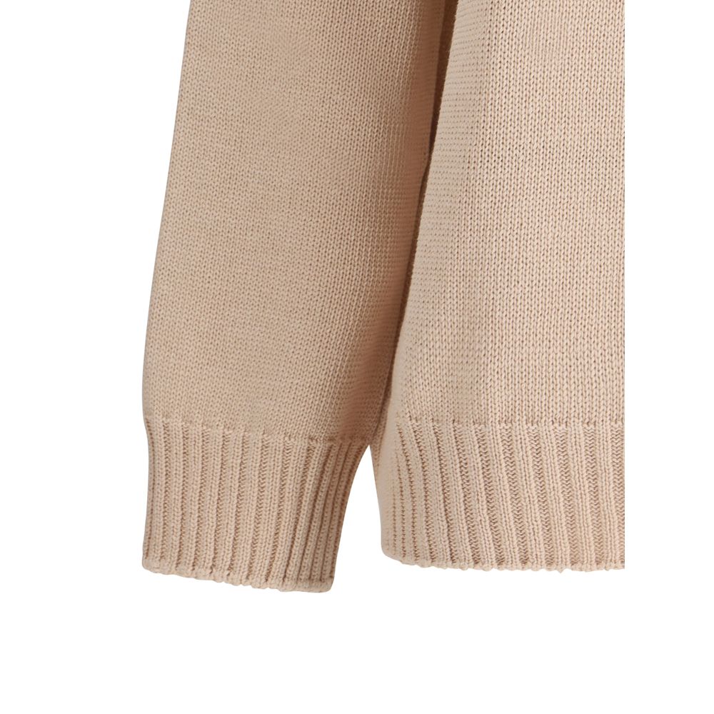 Fabiana Filippi Cotton Sweater Fabiana Filippi Tan