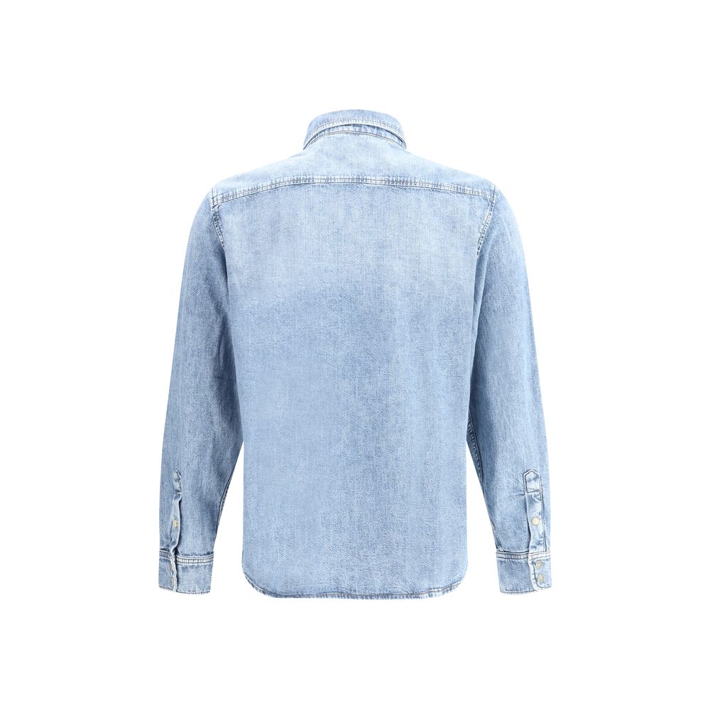7FOR Western Shirt 7FOR Light Steel Blue