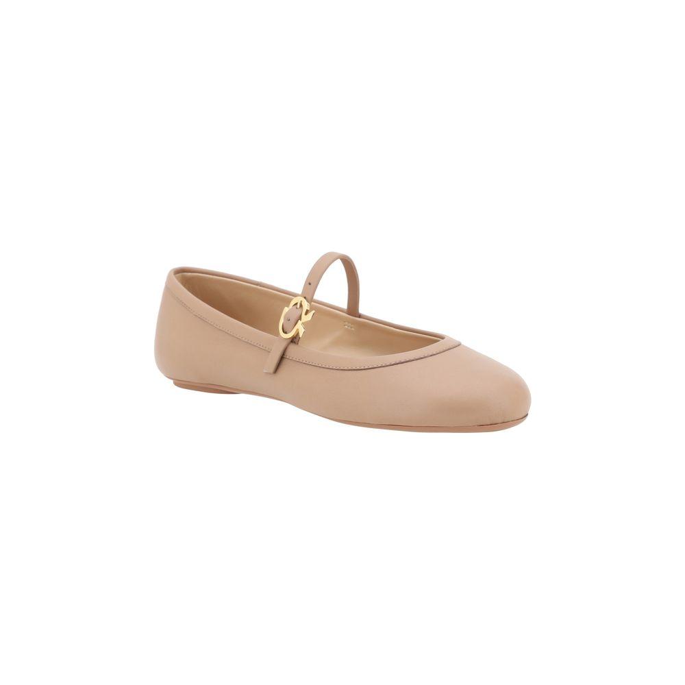 Gianvito Rossi Carla Ballerinas Gianvito Rossi Rosy Brown