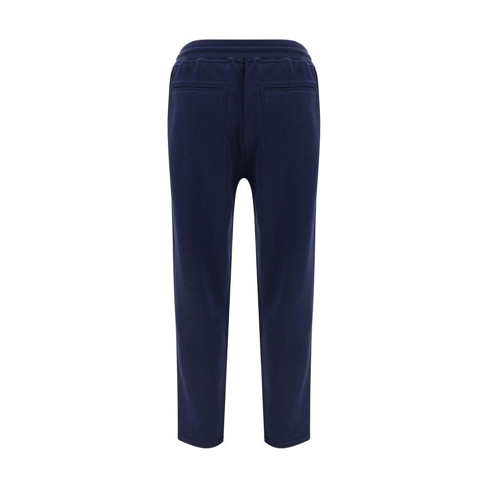 Brunello Cucinelli Monochrome Sweatpants Brunello Cucinelli Dark Slate Gray