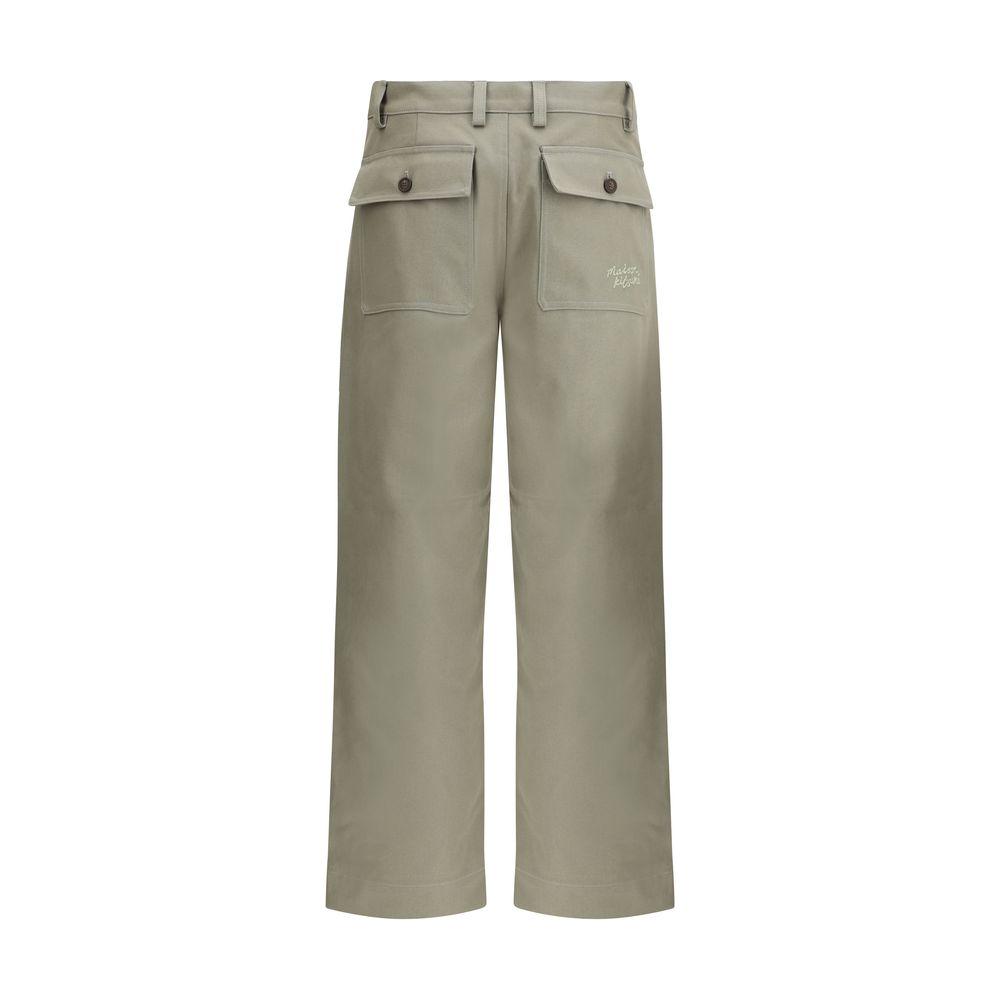 Maison Kitsuné Workwear Pants Maison Kitsuné Light Slate Gray