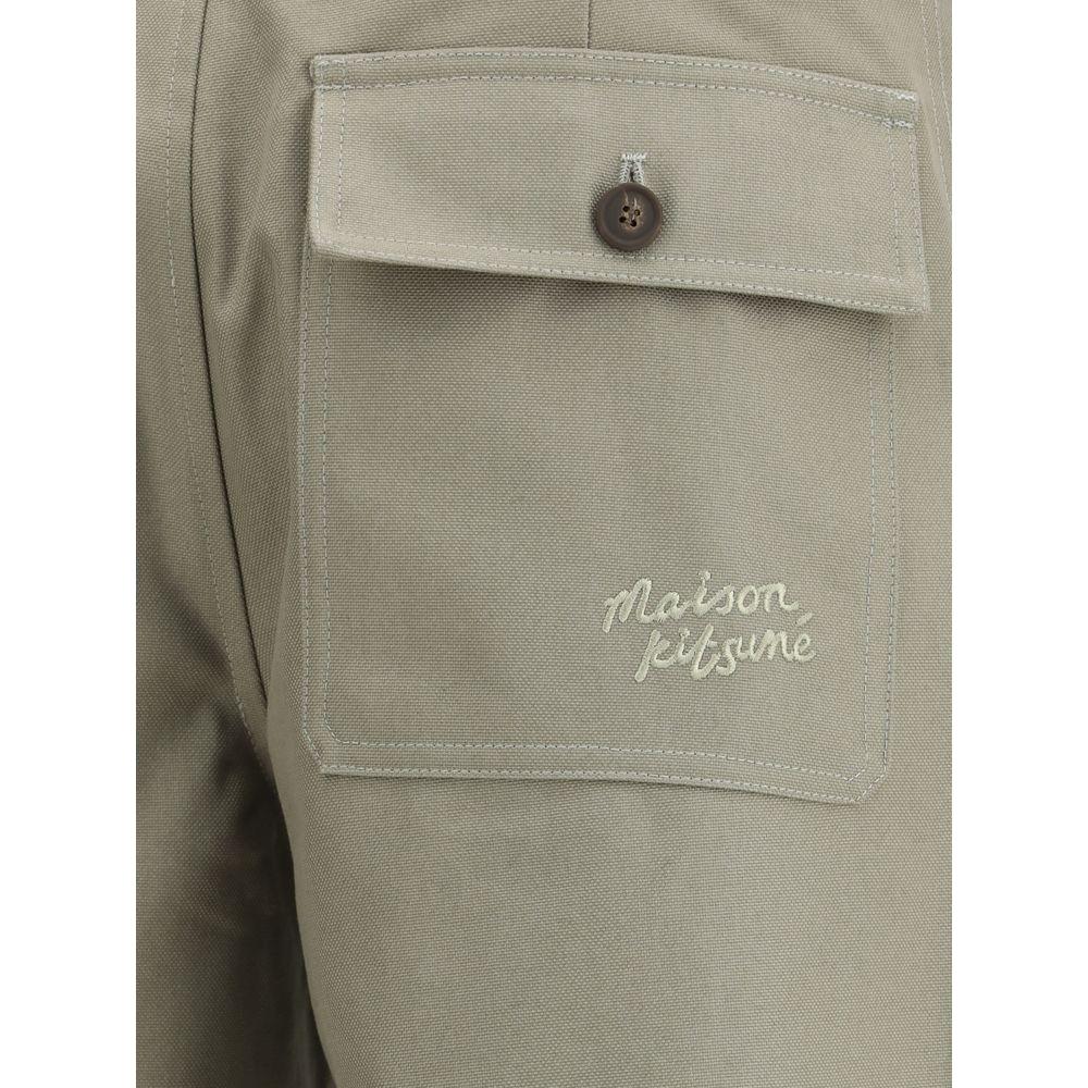 Maison Kitsuné Workwear Pants Maison Kitsuné Light Slate Gray