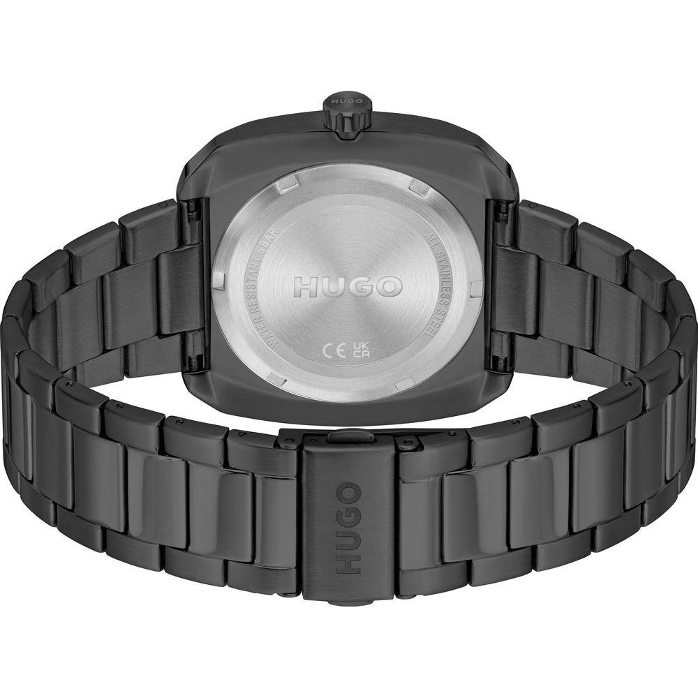Hugo Boss Gray Stainless Steel Watch Hugo Boss Dark Slate Gray