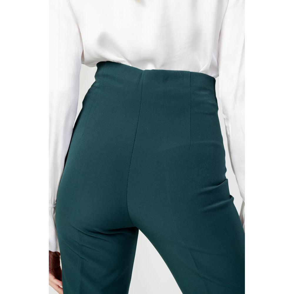 Sandro Ferrone Green Polyester Jeans & Pant Sandro Ferrone Dark Slate Gray