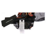 Dolce & Gabbana Black Stretch Carretto Crystal Socks SCS60-1