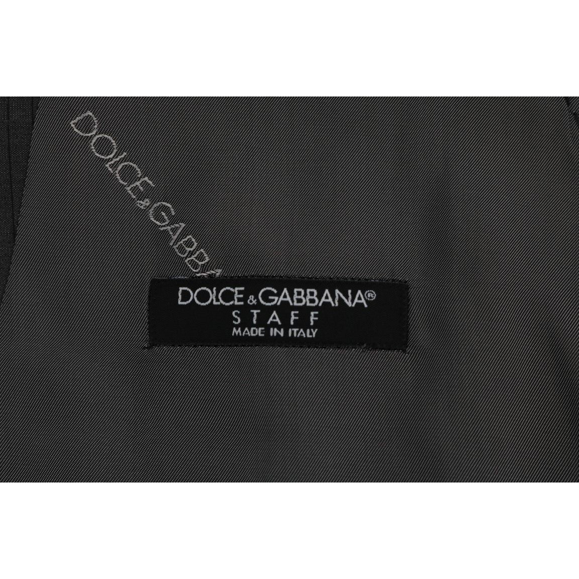 Dolce & Gabbana Sleek Gray Single-Breasted Waistcoat Vest Dolce & Gabbana Black